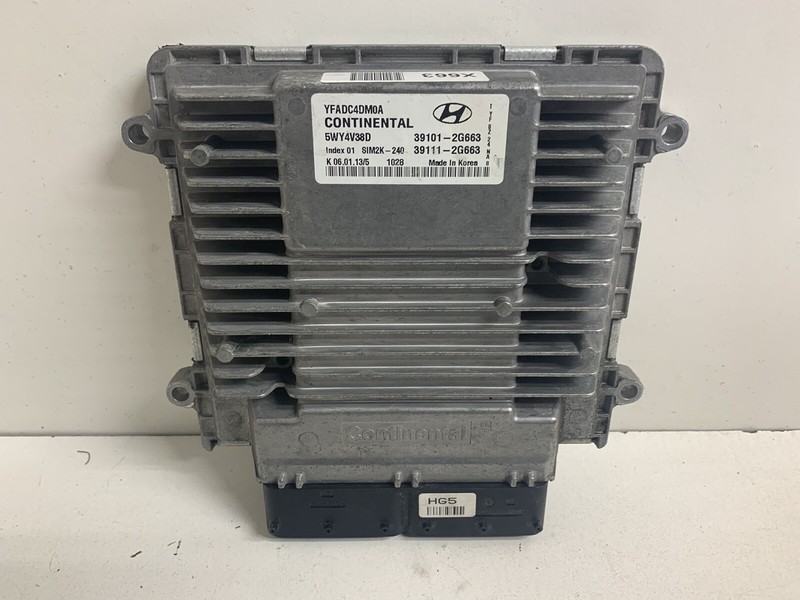 2011-2014 Hyundai Sonata Engine Computer Control Module Ecu Ecm Pcu 39101-2G663
