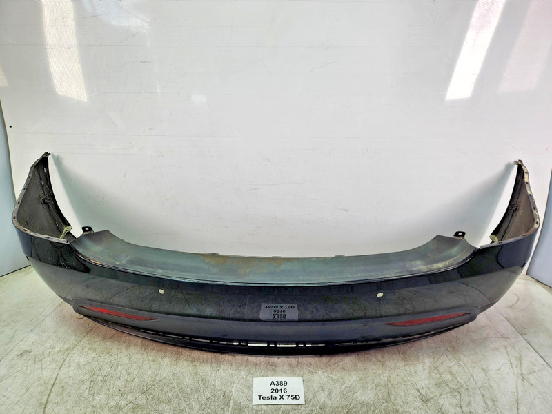 ✅16-20 OEM Tesla Model X Rear Bumper Cover Panel Black PBSB *