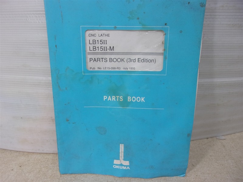 Okuma CNC Lathe LB15II LB15II-M NLE15-098-R3 Parts Book #34