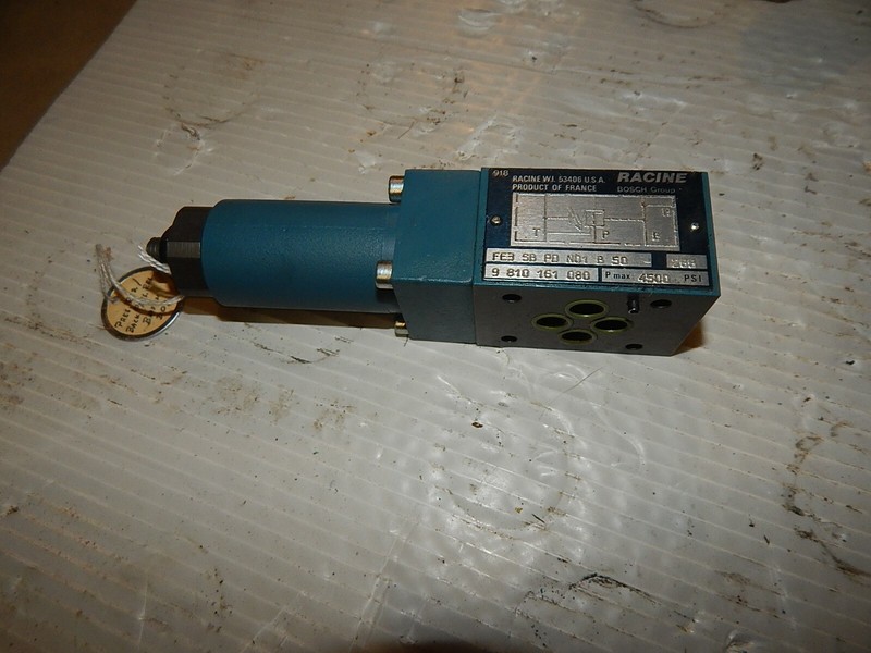 Racine FE3 SB PD N01 B50 226 Relief Valve 9 810 161 080 4500 ps *FREE SHIPPING*