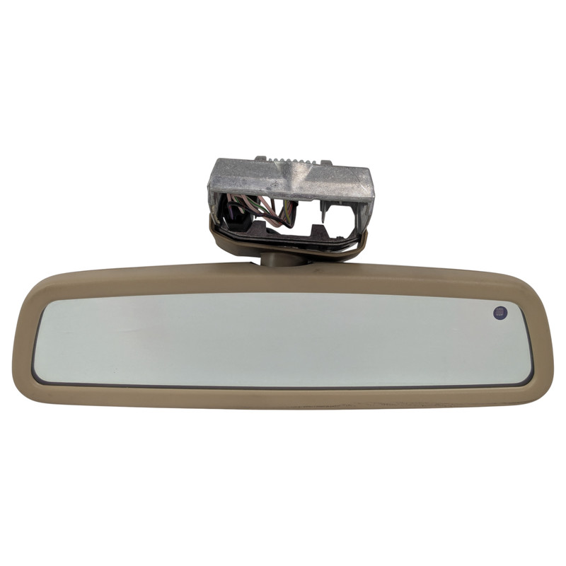 01-07 Mercedes W203 C230 C320 Interior Rear View Mirror Tan Beige 2038101417 OEM