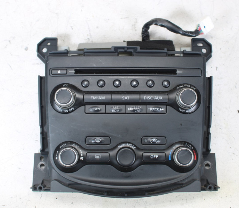 09-20 NISSAN 370Z AC A/C CLIMATE CONTROL RADIO STEREO SWITCH CONTROL PANEL OEM