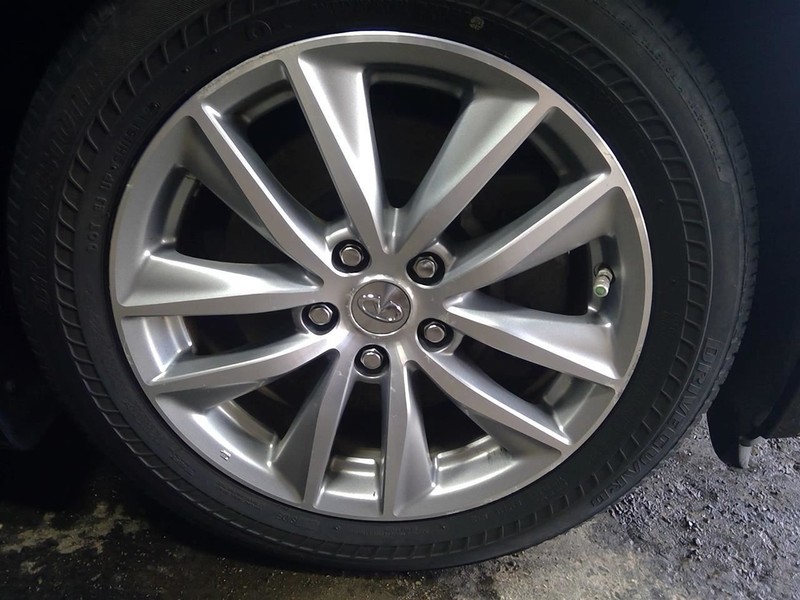 Rim Wheel 17x7-1/2 Alloy 5 V Spoke Painted Finish Fits 14-17 INFINITI Q50 177762
