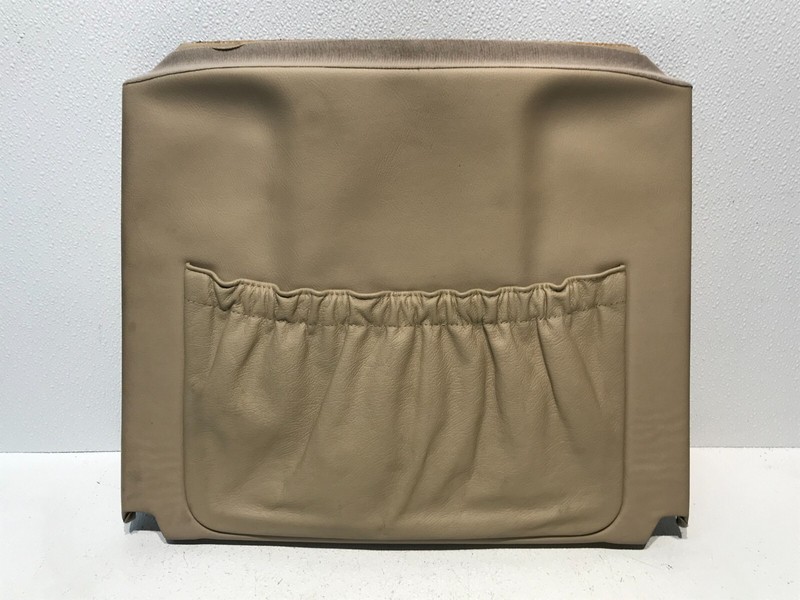 92-99 Mercedes W140 S500 400SEL Front Seat Rear Back Cover Pocket Beige OEM