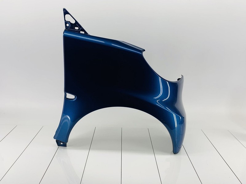 08-13 SMART FORTWO FRONT RIGHT SIDE FENDER COVER PANEL ELECTRIC BLUE OEM #175