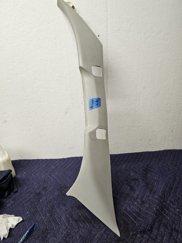 Left Upper Post Pillar Post Trim Gray Fits 01 02 03 04 05 Ford E150 E250 E350