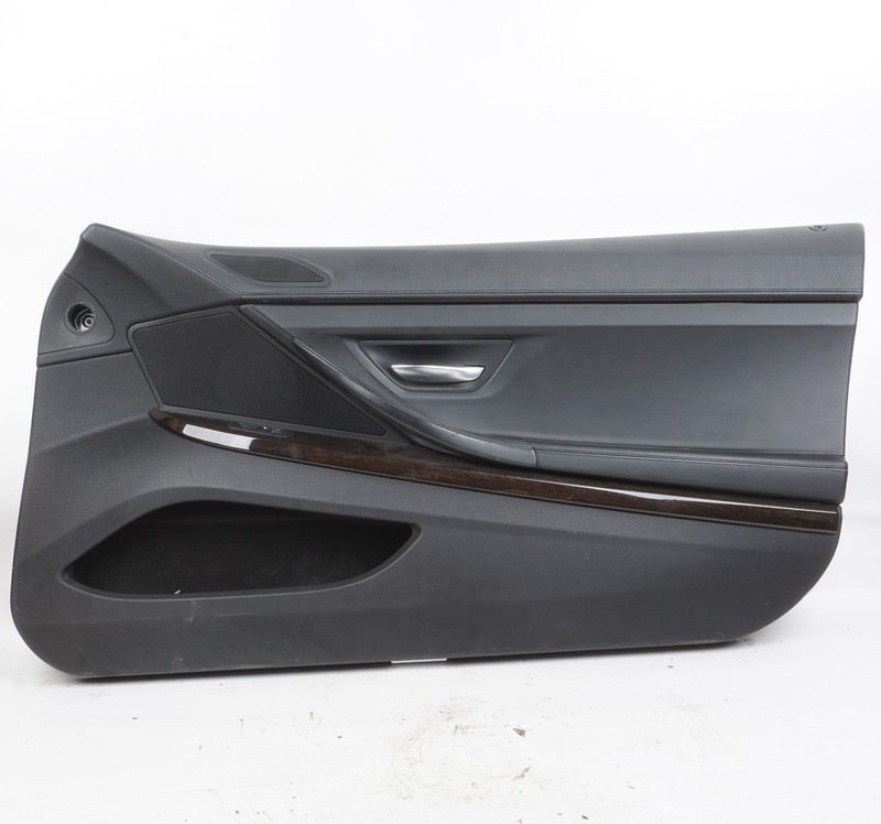 2012 - 2018 BMW F12 F13 640I 650I RIGHT DOOR PANEL BLACK NAPPA LEATHER