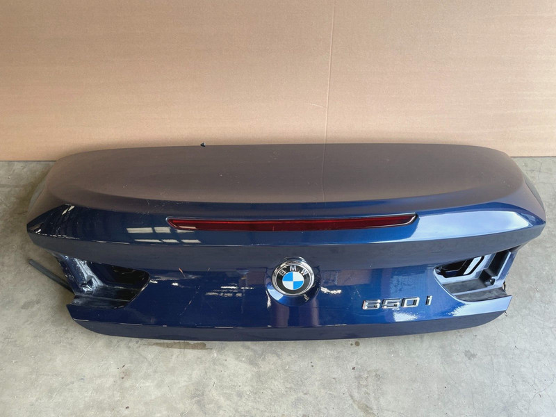 12-16 BMW F12 640i 650i M6 CONVERTIBLE REAR TRUNK LID DECK PANEL 1335 OEM