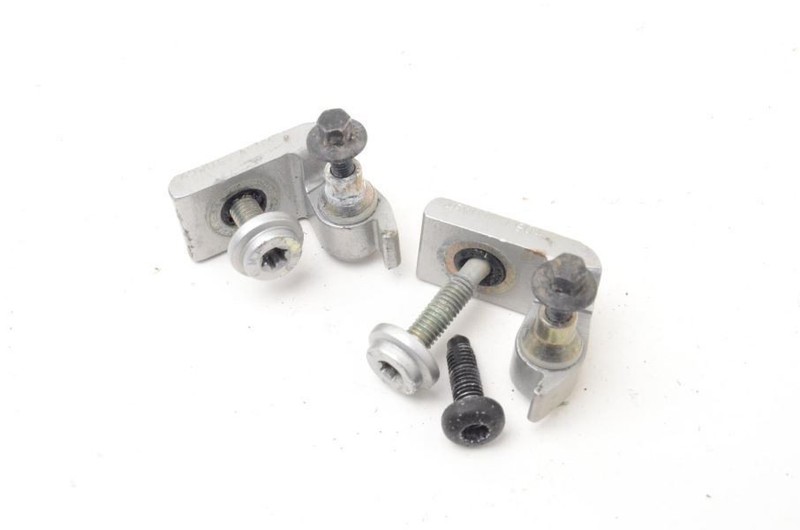 1999-2005 PORSCHE 911 996 PASSENGER RIGHT SIDE DOOR HINGES WITH BOLTS