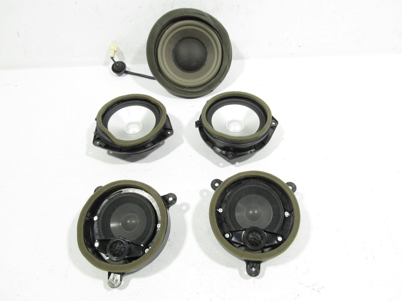 09-14 Subaru Outback 2011 Front Rear Door Audio Sound Speaker Set 5 PCS *