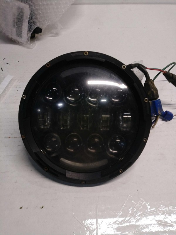 2016 Jeep Wrangler Right Headlight Assembly Grey Aftermarket 41599 119K Miles
