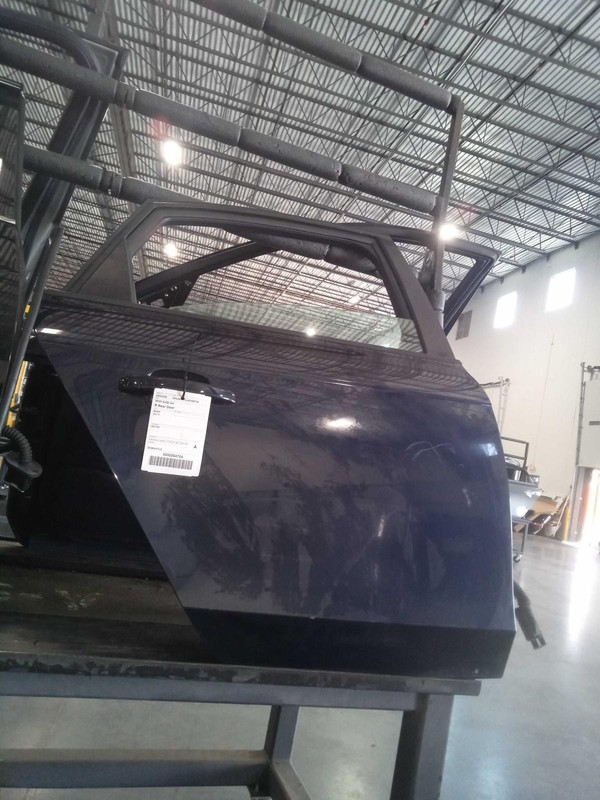 2010 Audi A4 Rear Right Door Blue Dented/Scratched 374445 82K Miles