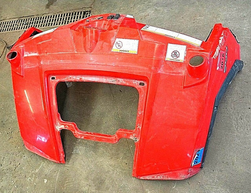 Polaris RZR 800 Red Hood Assy 2633856-520 2008-2013 FREE SHIP TO WI IL MN IA ND