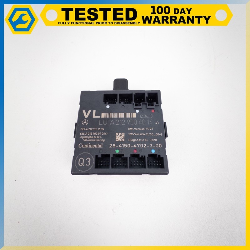 12-18 MERCEDES-BENZ CLS550 E550 FRONT LEFT DRIVER SIDE DOOR CONTROL MODULE OEM