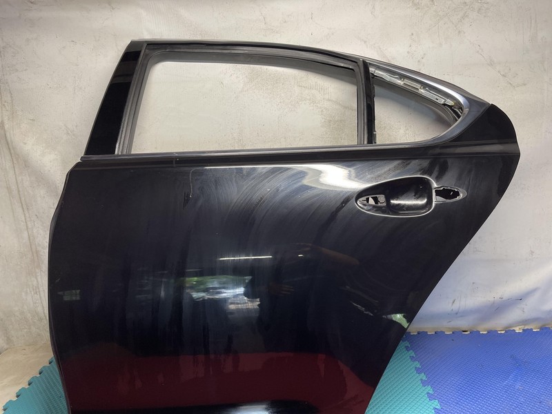 07-17 LEXUS LS460 REAR DRIVER LEFT DOOR SHELL BLACK (212) OEM