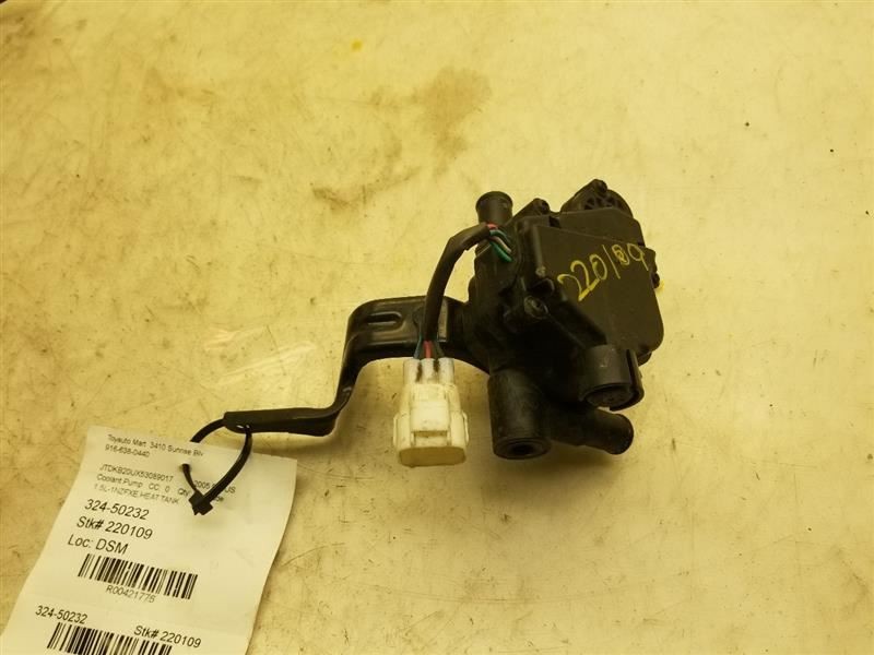 04-09 TOYOTA PRIUS 1.5L COOLANT PUMP HEAT STORAGE TANK 1NZFXE