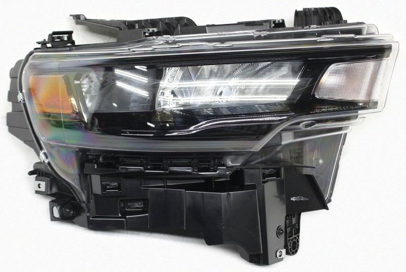 OEM Right Passenger Side Headlamp For Ram 1500 Black bezel 68666442AA