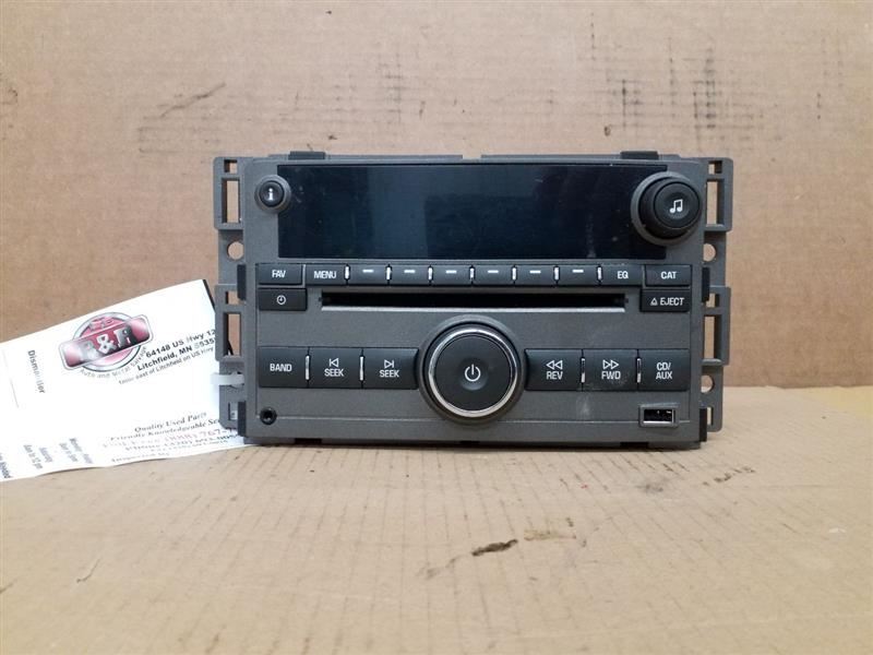 Audio Equipment Radio AM-FM-stereo-CD-MP3-USB Opt Uui Fits 09-11 HHR 246976