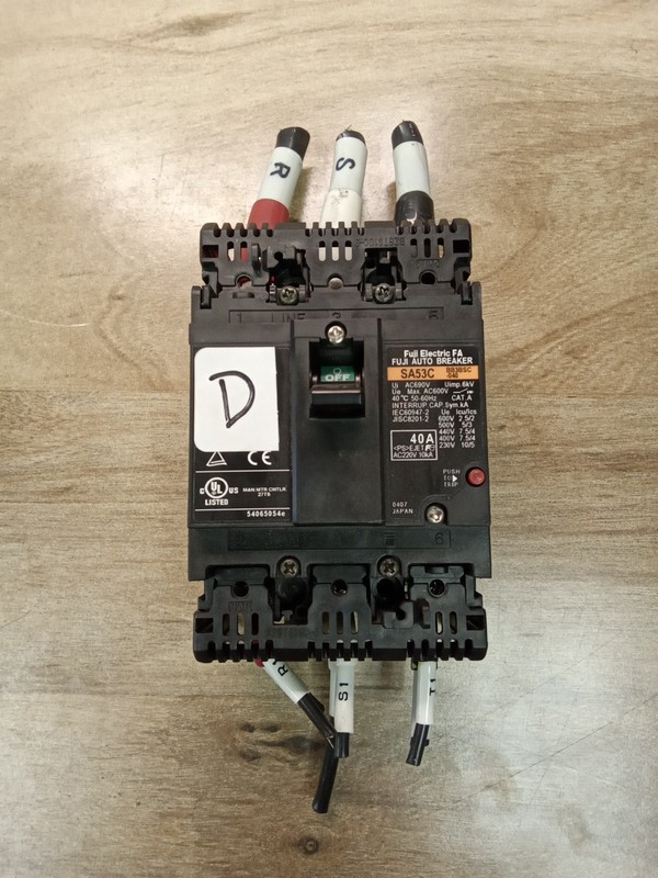 Fuji Electric SA53C 40A Auto Breaker