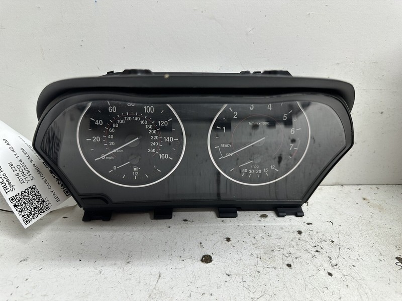 2016 BMW 228i Cluster Speedometer tach gauges instrument panel oem