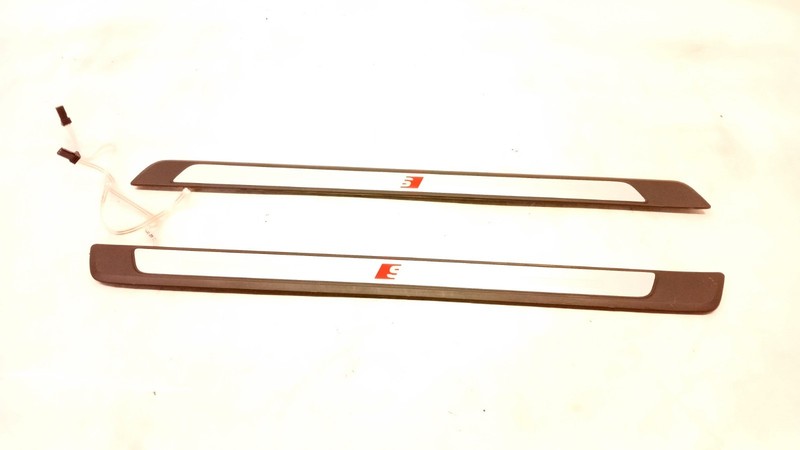 17-24 AUDI B9 A5 S5 SPORTBACK A4 S4 ILLUMINATED DOOR SILL TRIM FRONT OEM 012226