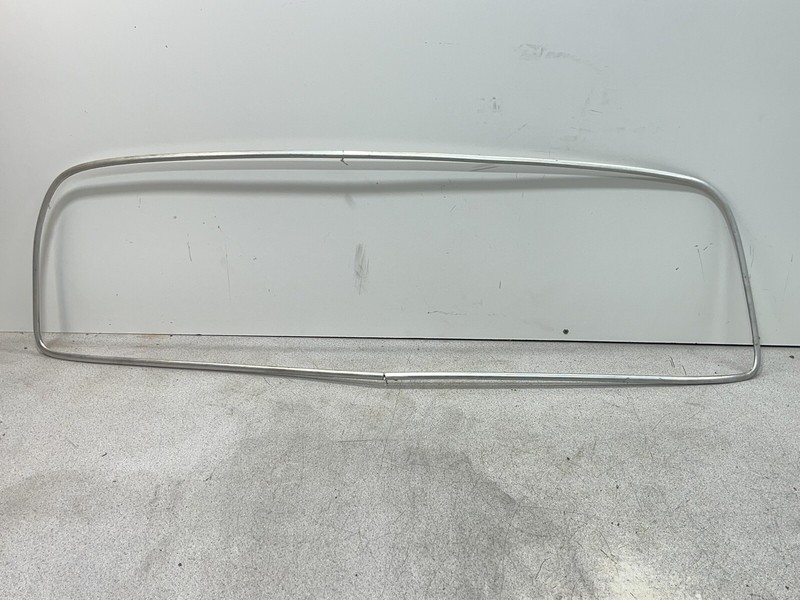 Mercedes Benz Ponton W120 W121 Rear Windshield Window Glass Trim Chrome Frame
