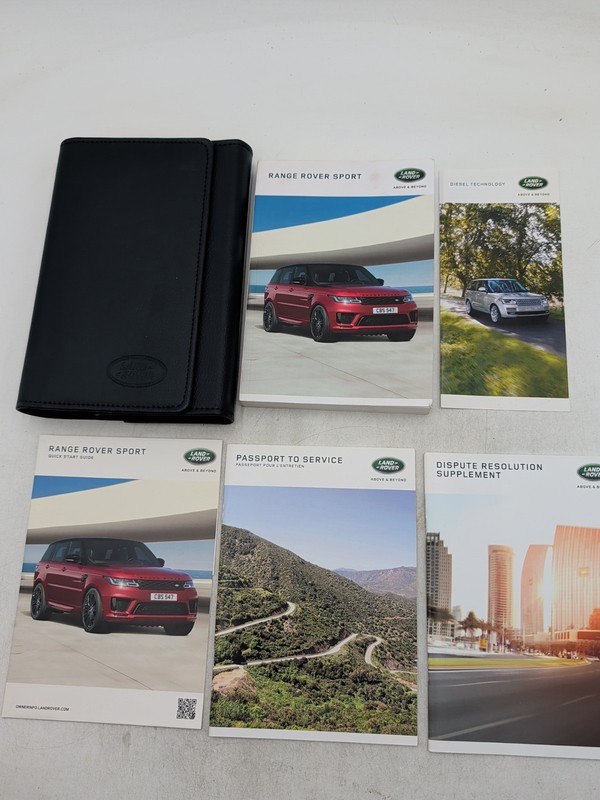 2019 Land Rover RANGE ROVER SPORT Owners Manual Quick Start Guide With Case