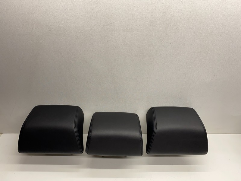 2014-2016 MAZDA 6 REAR SEAT HEADREST LEFT RIGHT AND CENTER SET BLACK LEATHER OEM