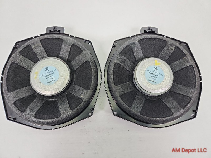 2008 BMW 535xi 535i 528i 528xi E60 E61 Central Floor Bass Speaker Set HiFi