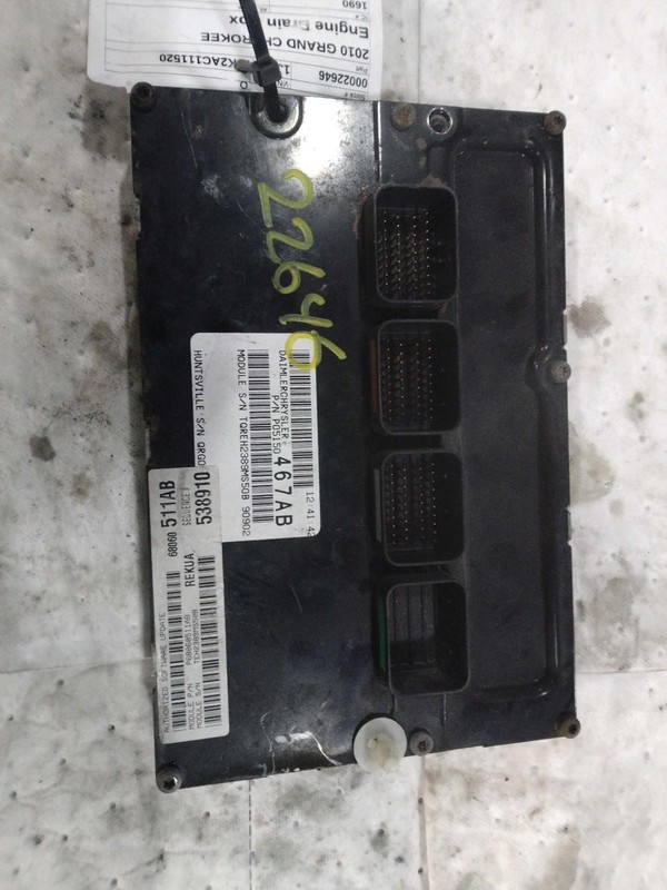 2010 JEEP GRAND CHEROKEE Engine Control Module ECM 3.7L OEM 170K Miles