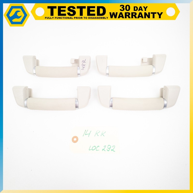 13-22 RANGE ROVER L405 INTERIOR ROOF GRIP HANDLE SET OF 4 BEIGE OEM