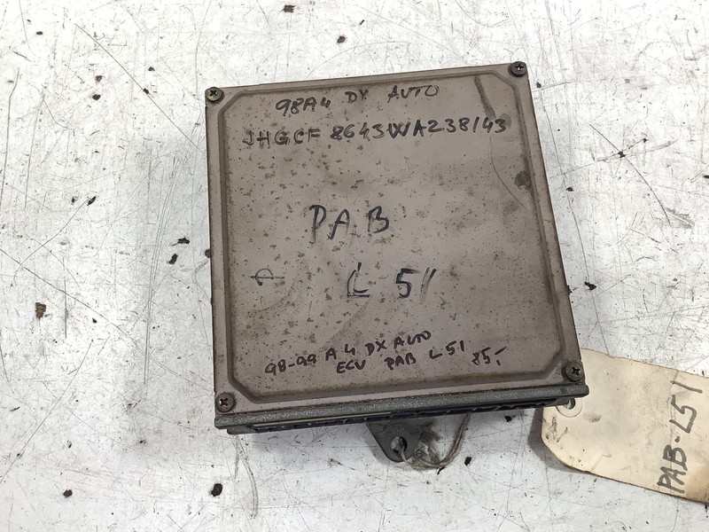 98-99 Honda Accord 4D DX AT ECU ECM Engine Control Unit Module 37820-PAB-L51 OEM