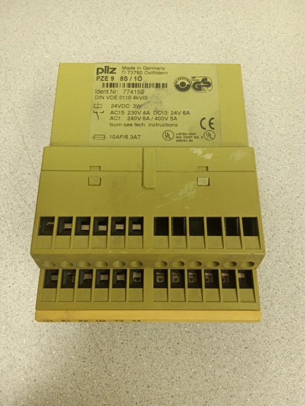 Pilz 774150 PZE9 Safety Relay 24VDC