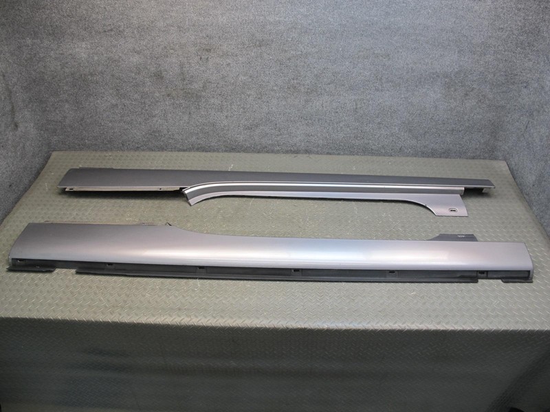 07-12 BENTLEY CONTINENTAL GTC SIDE SKIRT ROCKER PANEL MOLDING SET OF 2