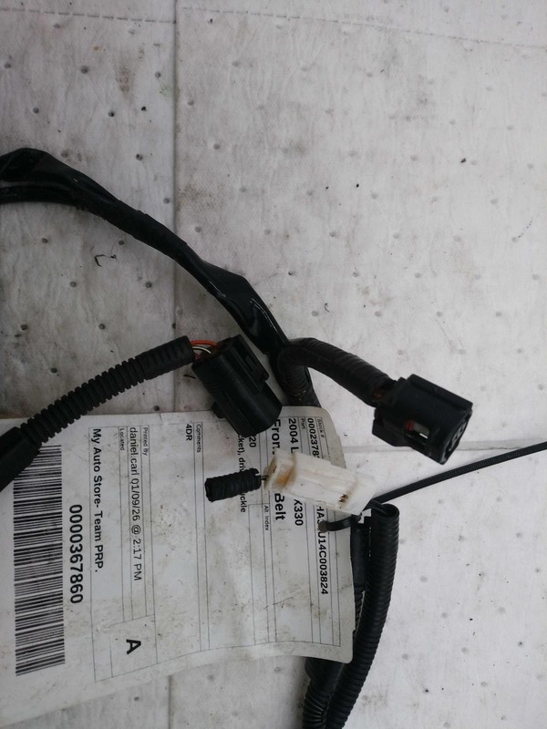 2004 Lexus RX330 Tan OEM Seat Belt Assembly, 232K Miles, Used Part