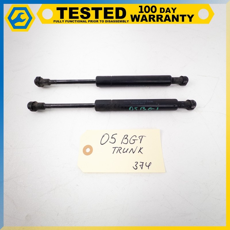 03-13 BENTLEY CONTINENTAL GT REAR RIGHT LEFT TRUNK BOOT SHOCKS LIFT SUPPORT OEM