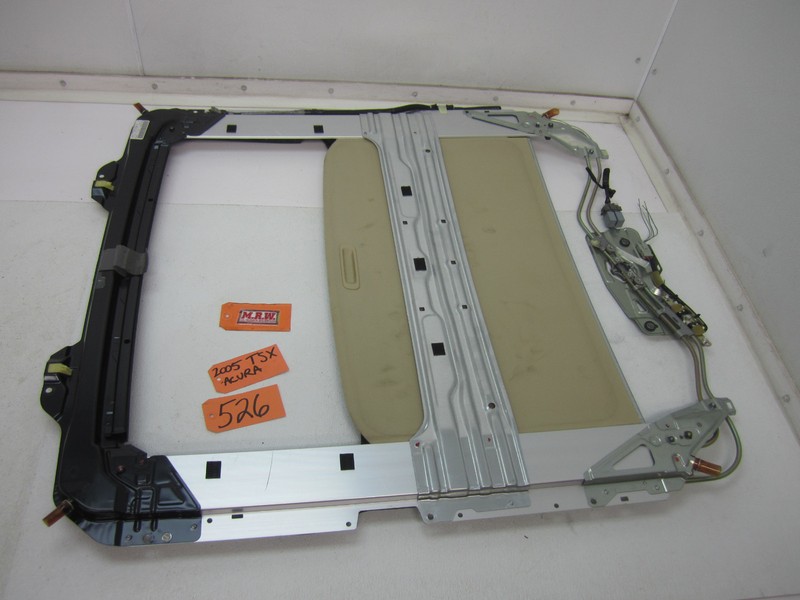 SUNROOF SUN ROOF GLASS WINDOW TRACK RAIL SHADE FRAME SHADE for 05-08 ACURA TSX
