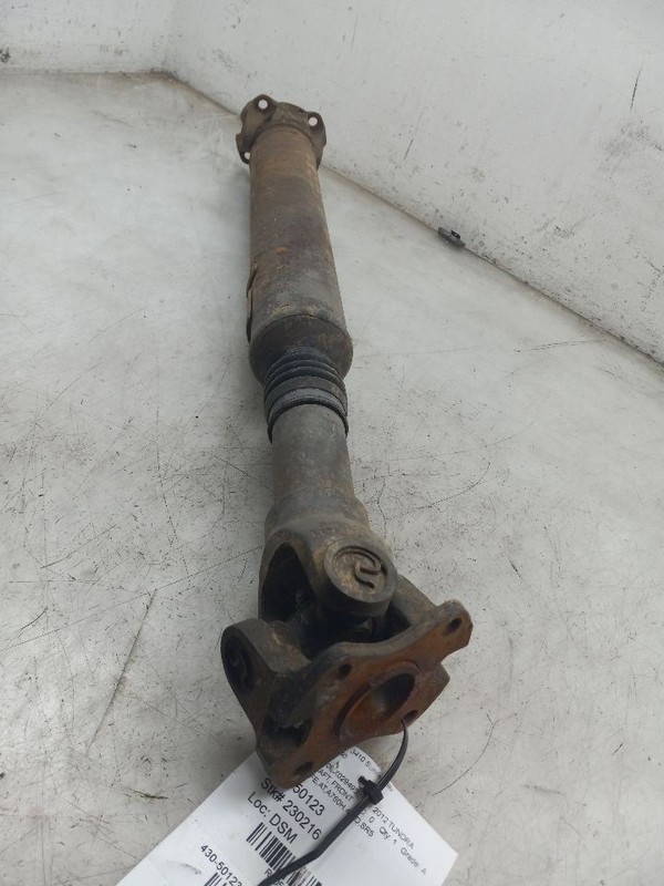 10-21 TOYOTA TUNDRA 4.6L 4WD AT FRONT DRIVE SHAFT
