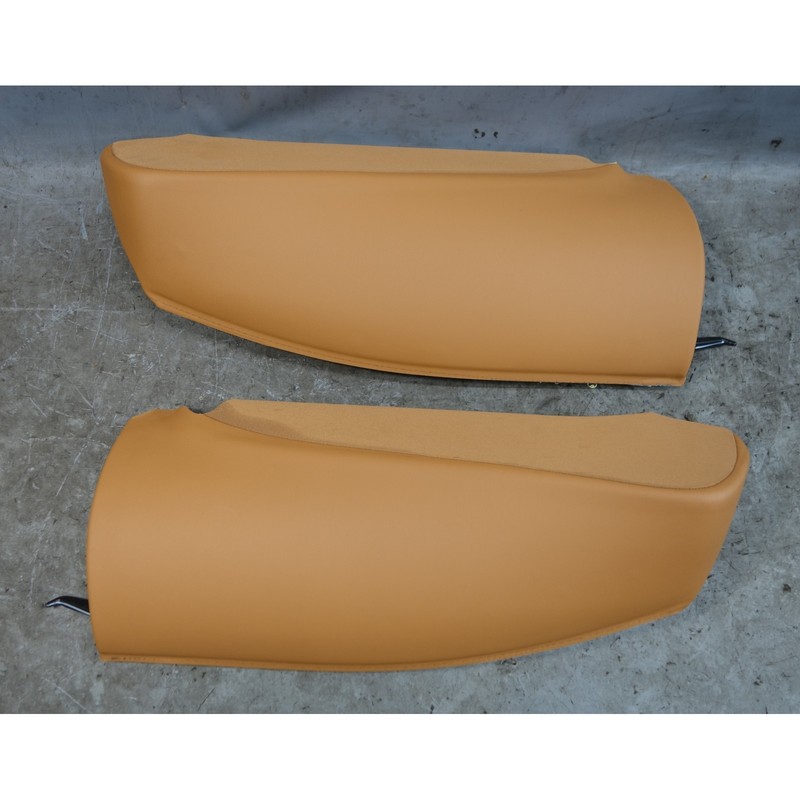 2021-2023 BMW G30 5-Series Rear Seat Side Bolster Pair Cognac Brown Sensatec OEM