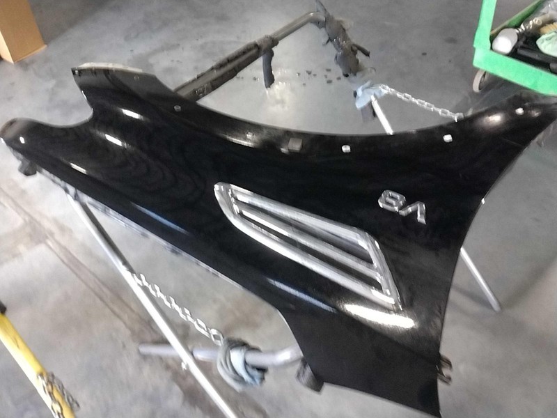 2017 Nissan Armada Right Fender Black OEM 242511 Used 131K Miles