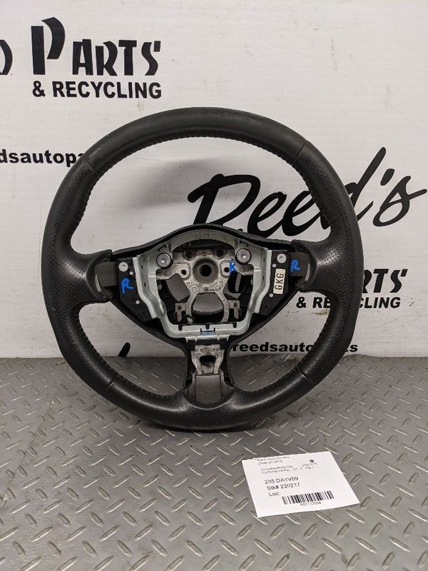 09-20 NISSAN 370Z STEERING WHEEL BLACK LEATHER ASSEMBLY OEM 48430-1EA0A 1172599