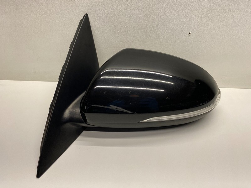 2016-2018 KIA OPTIMA LEFT SIDE VIEW MIRROR ASSEMBLY BLACK W/ BLIND SPOT