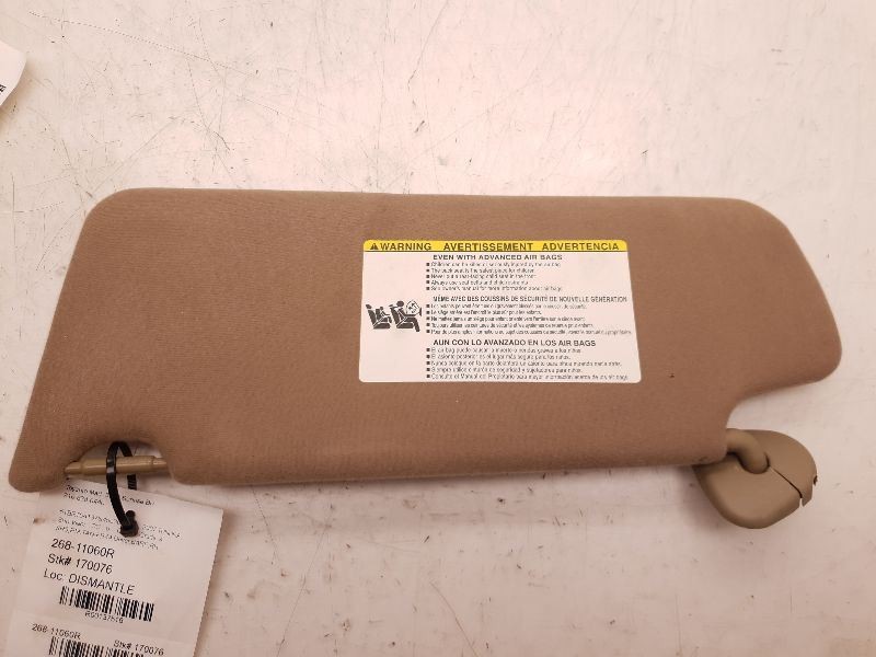 Passenger Right Sun Visor Without Illumination Fits 08-19 SEQUOIA FB44