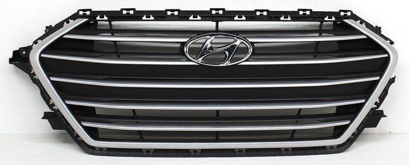 OEM Center Grille For Hyundai Elantra Sedan 86350-F3000 - Tab Missing