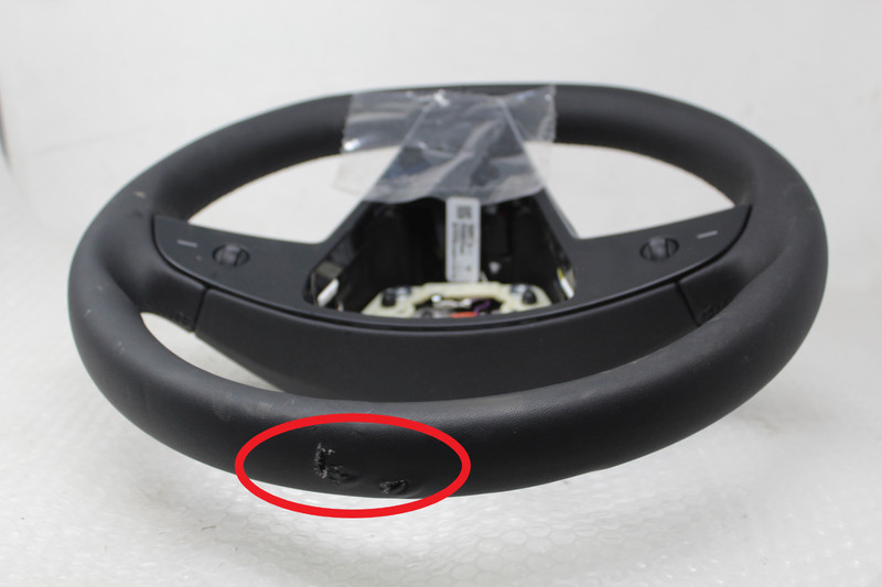Genuine Tesla 2021-2024 Model X S Plaid Style Steering Wheel 1965073-00-E OEM