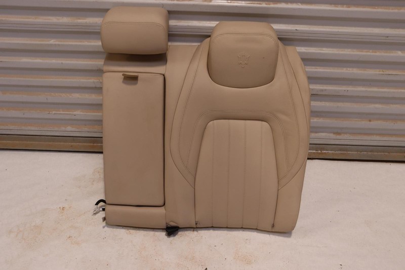 2014-2020 MASERATI QUATTROPORTE REAR LEFT SEAT BACKREST CUSHION LEATHER TAN OEM