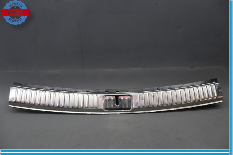 11-18 Porsche Cayenne Touareg Trunk Latch Lock Sill Scuff Plate Trim Cover Oem