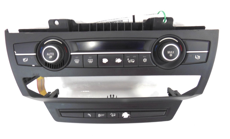 07-10 BMW X5 Front Auto Climate Temperature AC Heat Control W/O Heated Seats OEM