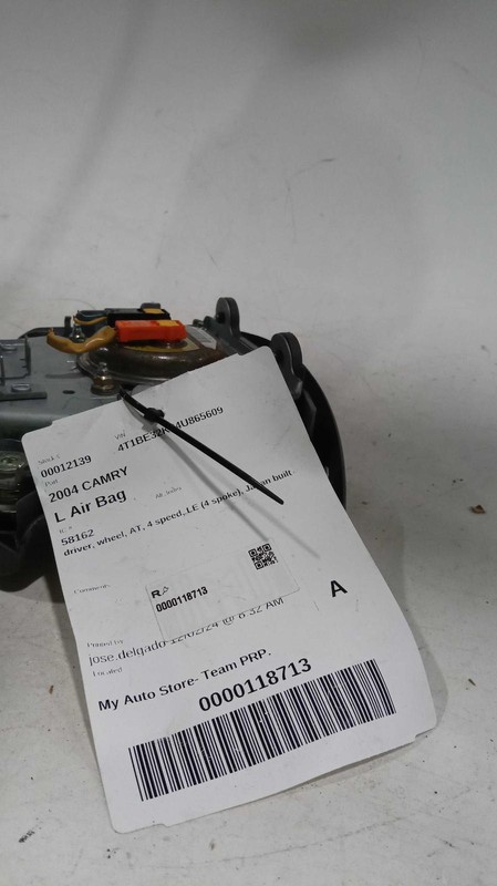 2004 Toyota Camry Steering Wheel Air Bag OEM Grey 4513033310B0 Used