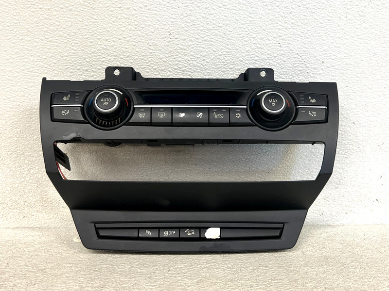 ⭐2007-2014 BMW X6 X5 E70 E71 A/C HEATER CLIMATE TEMPERATURE CONTROL OEM LOT2649